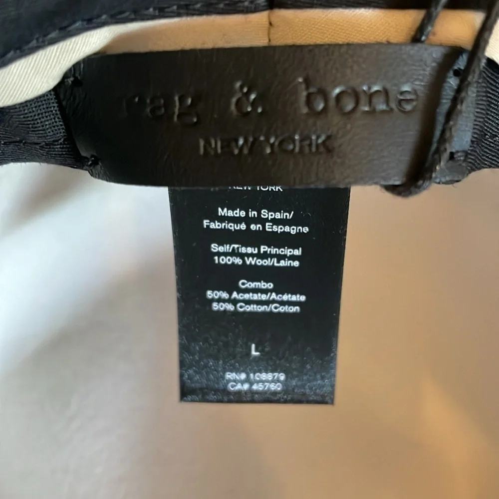 Rag +Bone × signes Fedora hat collab